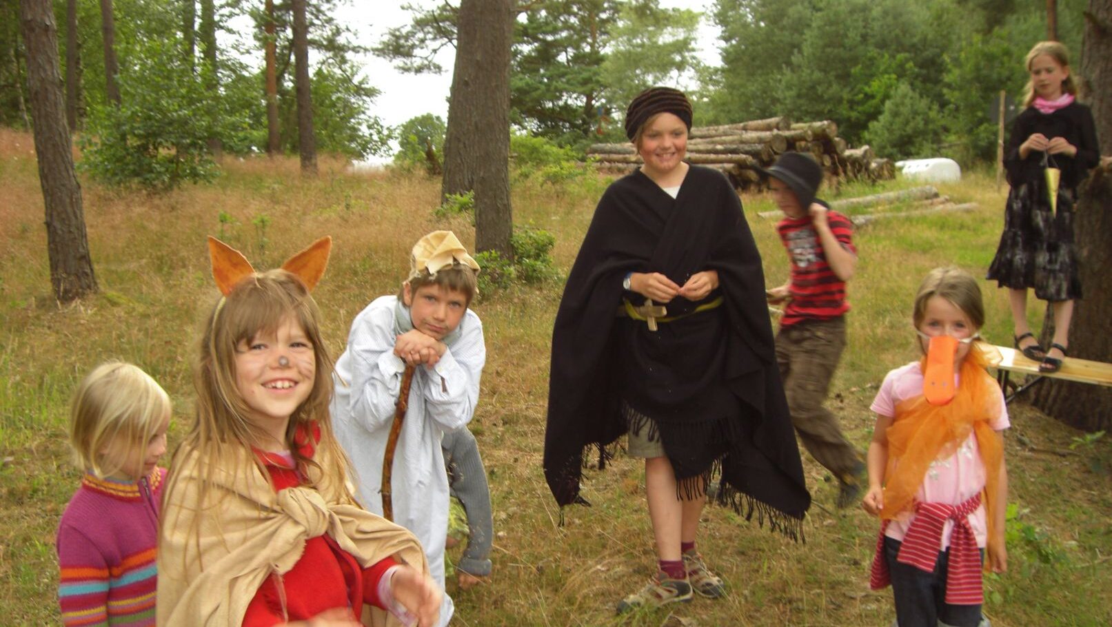 Kinder-Animation während des Campingurlaubs auf dem Natur-Campingplatz Zum Hexenwäldchen